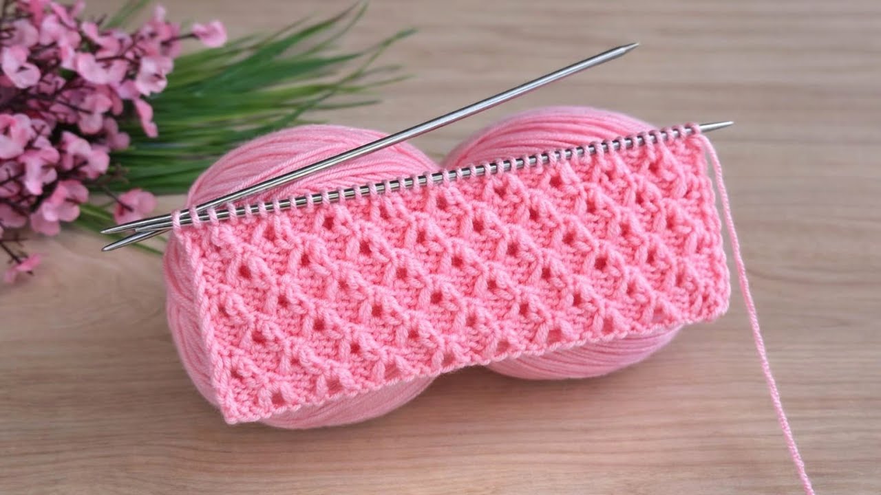 Üç Günde Yelek Örün 🌸Kolay İki Şiş Örgü Yelek Model Desen 🌸 #crochet #knitting 