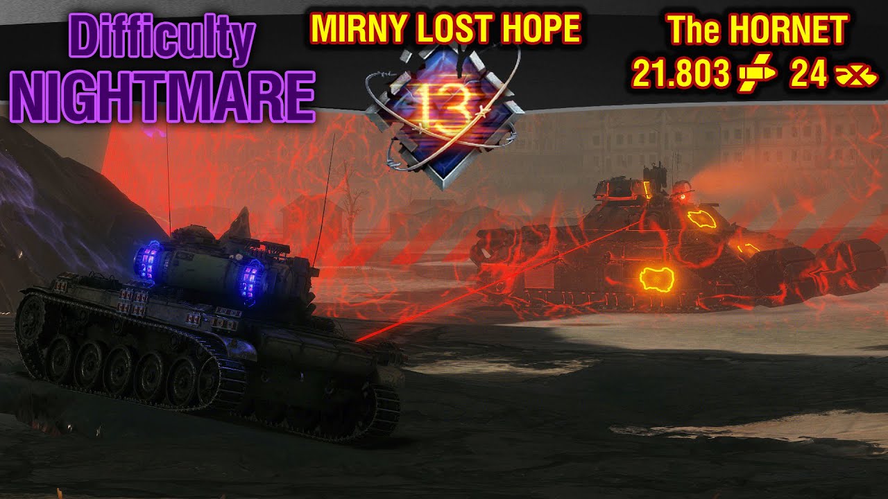 World of Tanks || Mirny Lost Hope 2023 - Difficulty: NIGHTMARE WIN 3