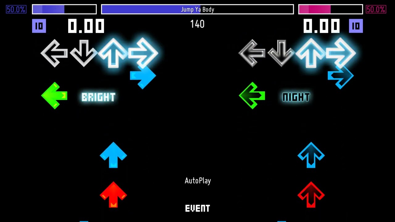 Bright and Night: Stepmania 5/ITGmania/Outfox Noteskin Preview