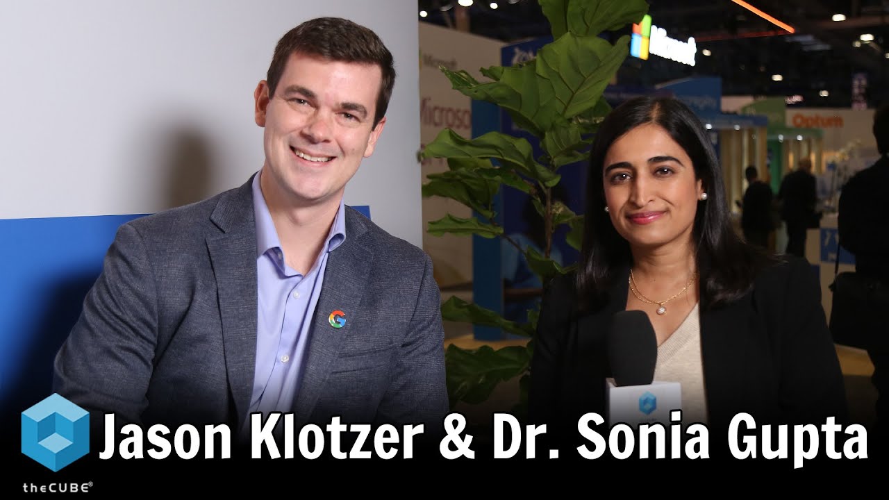 Джейсон Клотцер, Google Cloud, и д-р Соня Гупта, Optum | HIMSS 2026