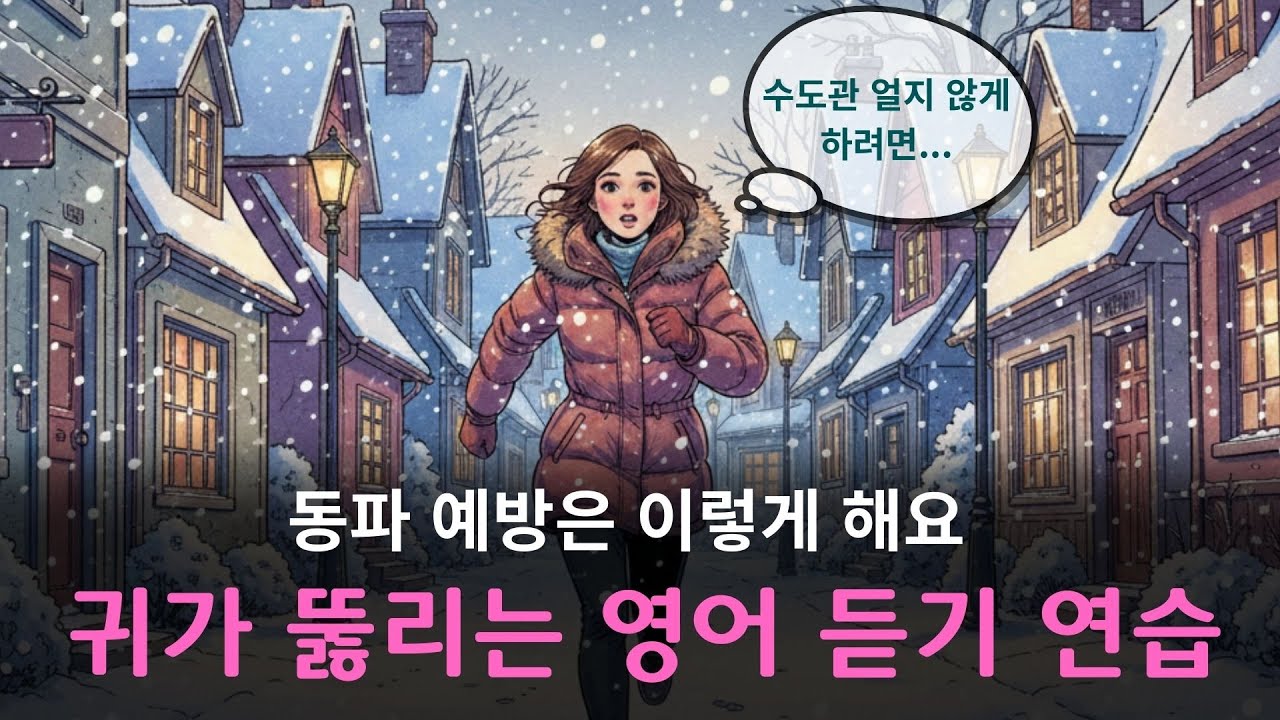 추워서 동파가 걱정 돼요  | 귀가 뚫리는 영어 듣기