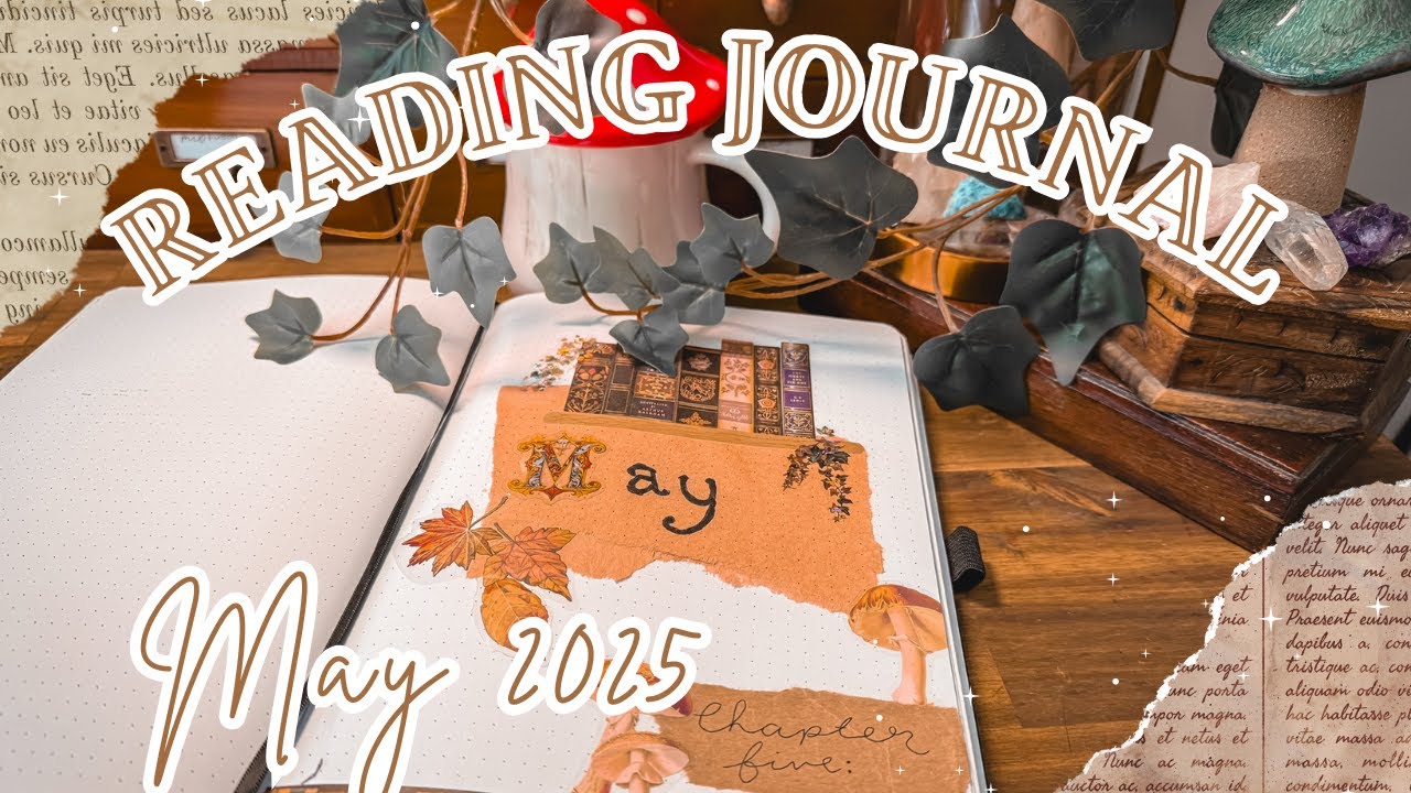 READING JOURNAL SET UP - MAY 2025 medieval forest vibes