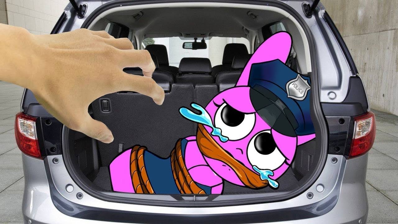 PINKI POLICE Trapped! Can She Escape The Criminal🚗😱? ( Sprunki In Real Life)