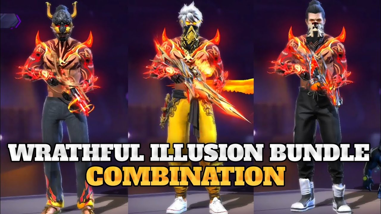 TOP 20 BEST DRESS COMBINATION WITH WRATHFUL ILLUSION BUNDLE 😀