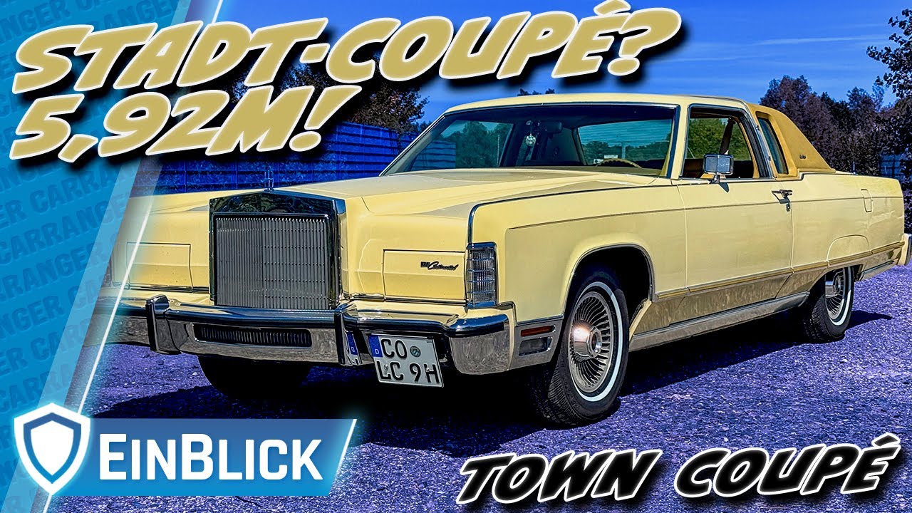Das ist kein LUXUS mehr, das ist DEKADENZ! Lincoln Town Coupé (1977) - Stadtwagen vom Monopoly-Mann