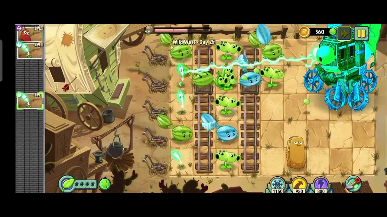 25 день, босс. Plants vs zombies