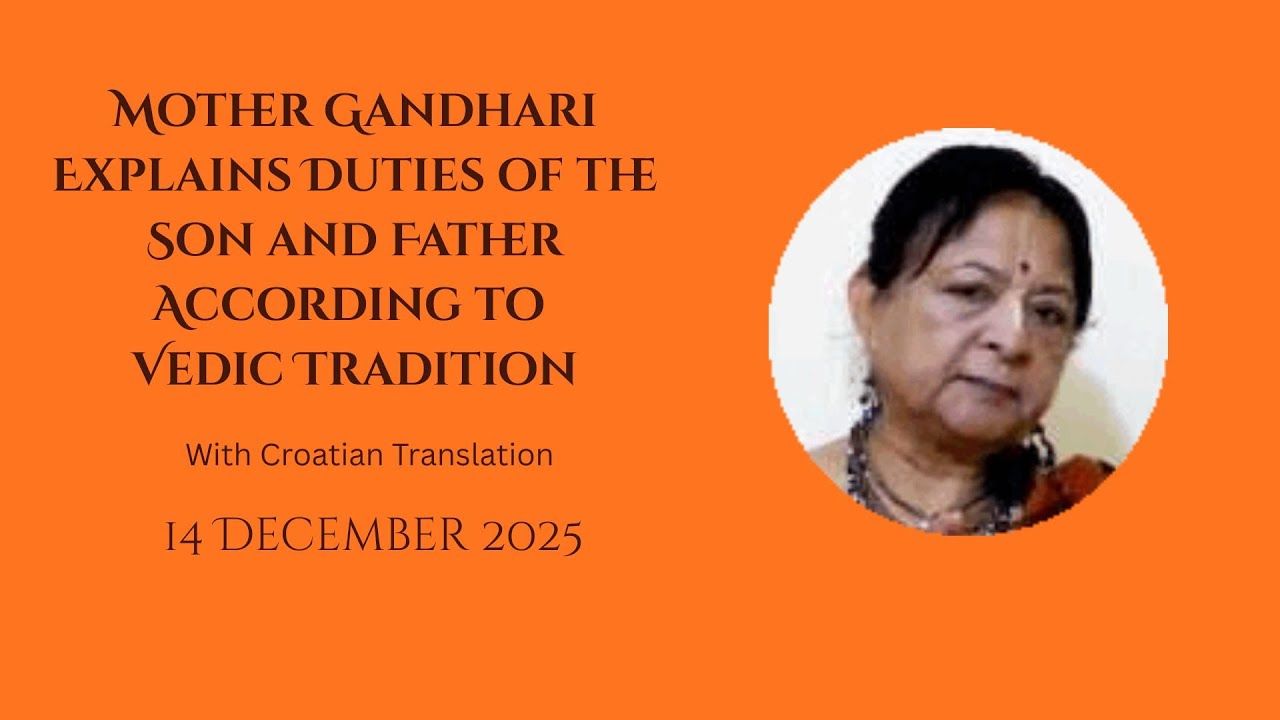 Mother Gandhari Explains the Duties of son and father in Vedic Culture