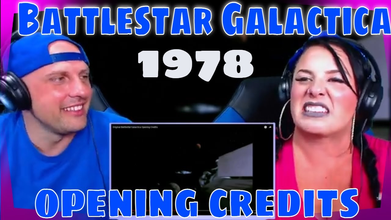 Reaction To Original Battlestar Galactica Opening Credits 1978 | THE WOLF HUNTERZ REACTIONS