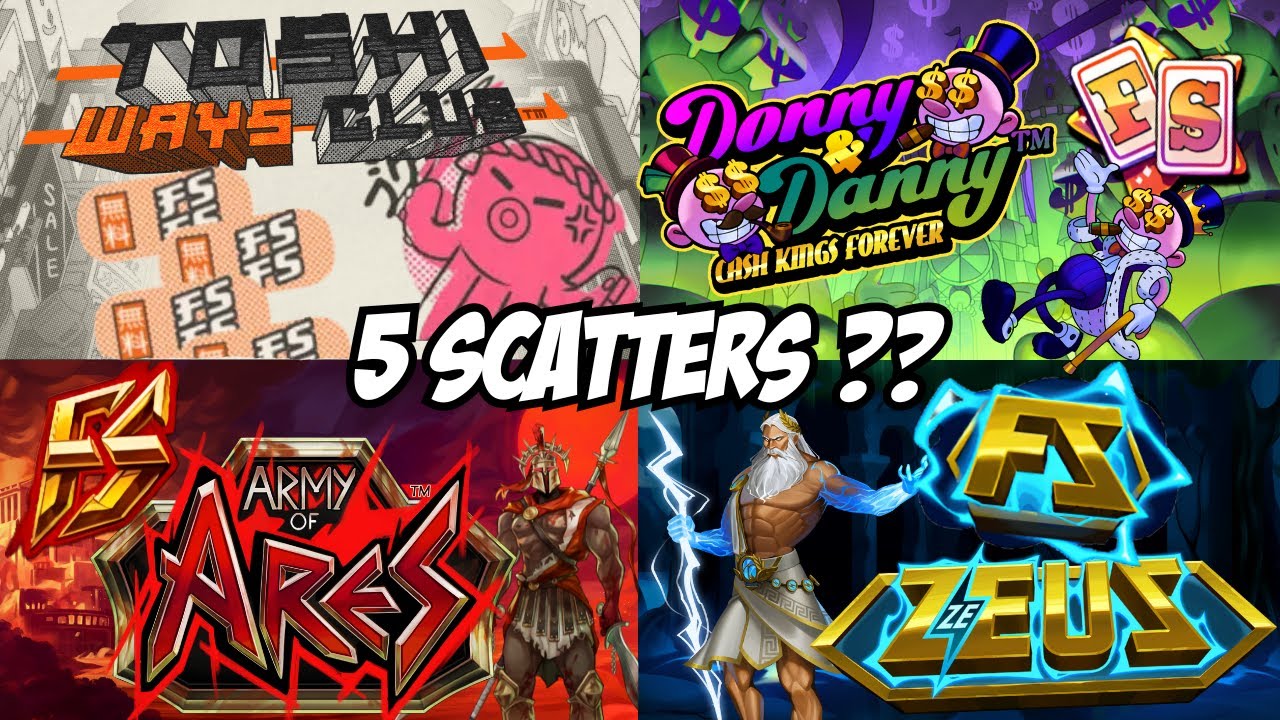 SEARCHING FOR 5 SCATTERS ON HACKSAW GAMING SLOTS AGAIN! INCLUDING TOSHI WAYS CLUB & ARMY OF ARES