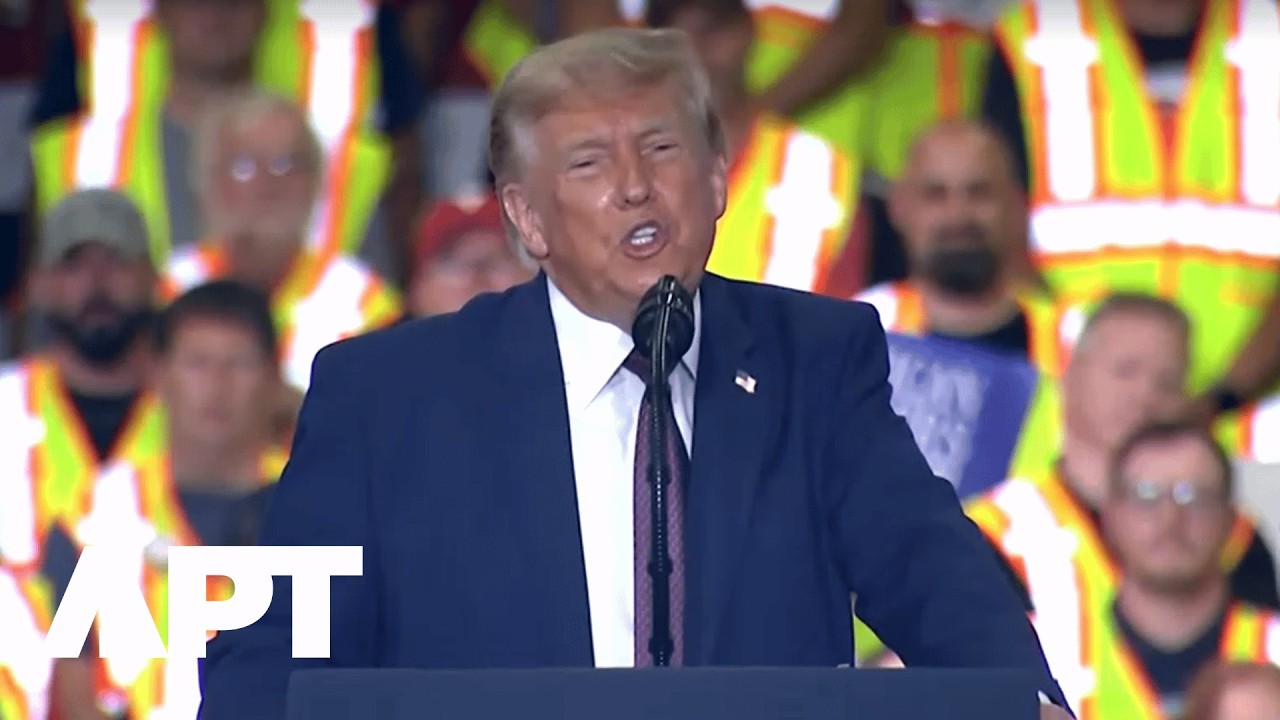 Трамп заявил о сокращении торгового дефицита на 67% и росте инвестиций в заводы США | APT