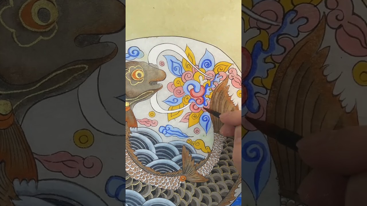 Fun Minhwa- carp transformation into a dragon final 