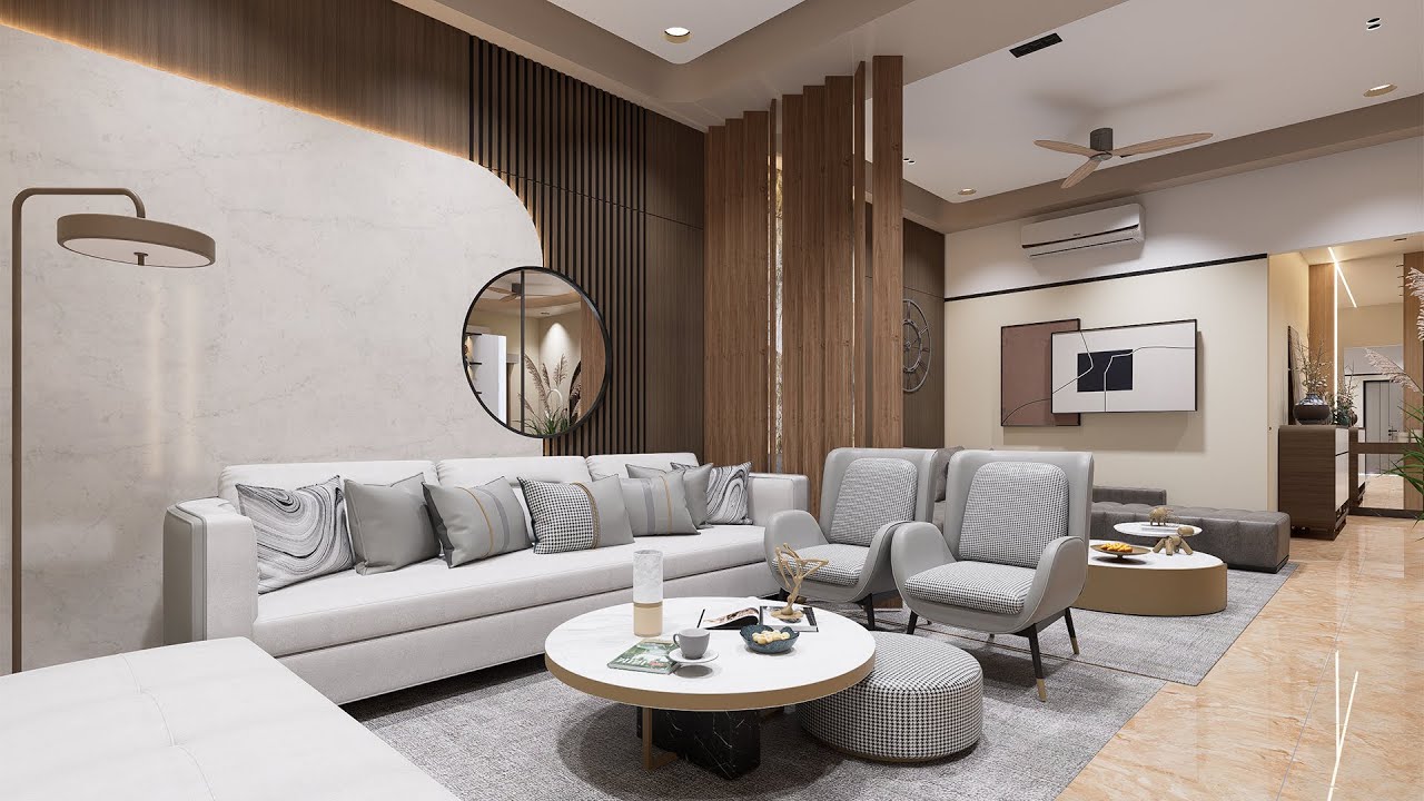 ARK-2525 | Modern 3BHK Interior Design | ARK Consultants