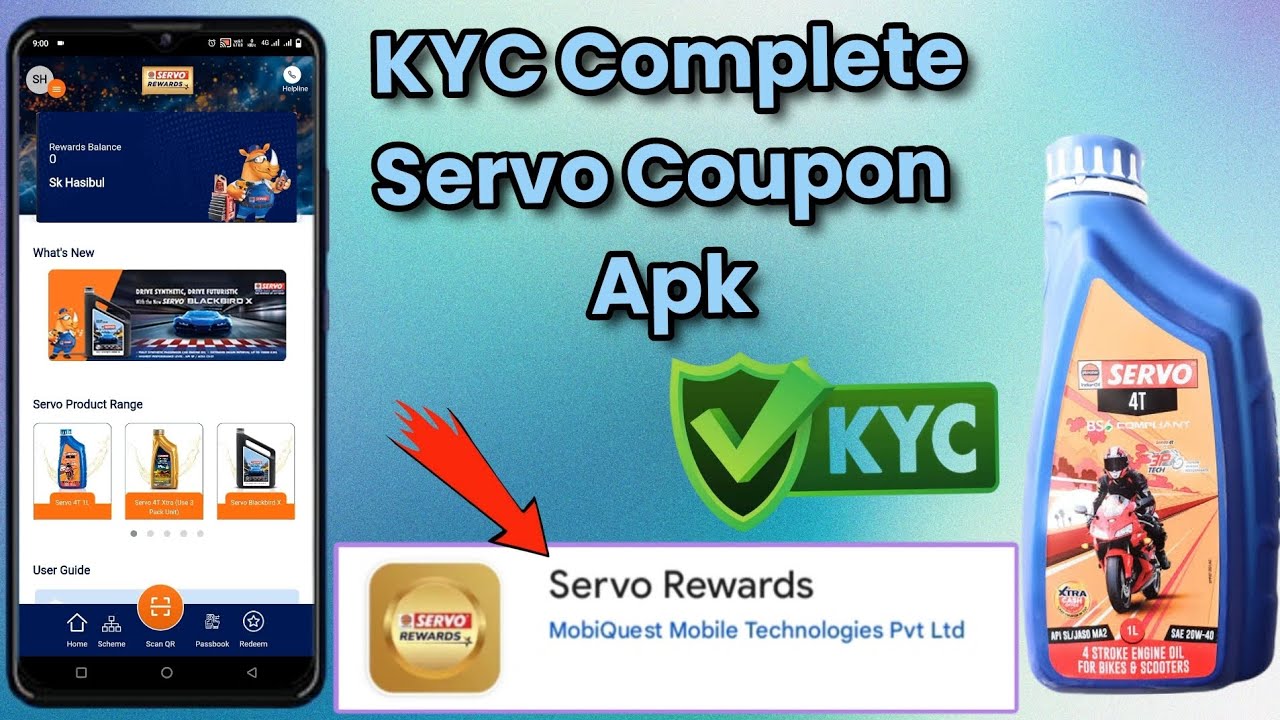 Servo Rewards Point App KYC Complete Kaise Kare || How To KYC Servo Engine Oil