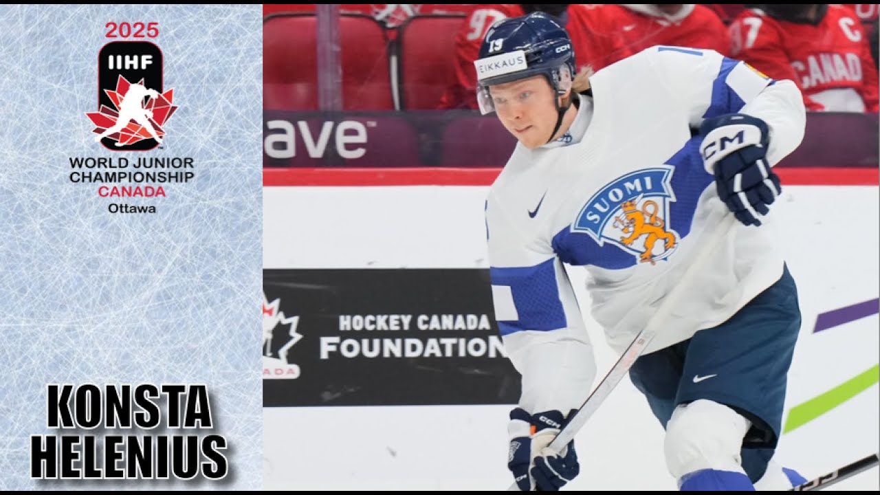 2025 WJC : Konsta Helenius Highlights