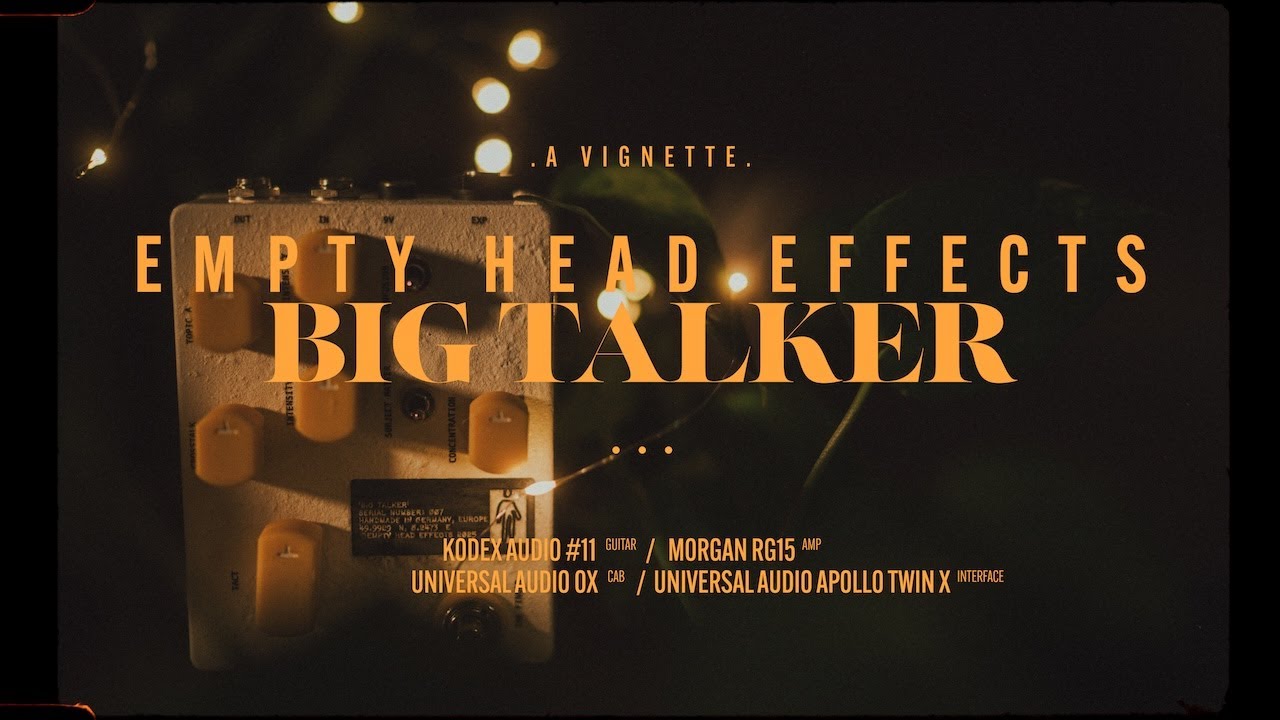 This Tremolo is UNIQUE and FUN -  Empty Head Effects Big Talker Dual Tremolo | Vignette Demos