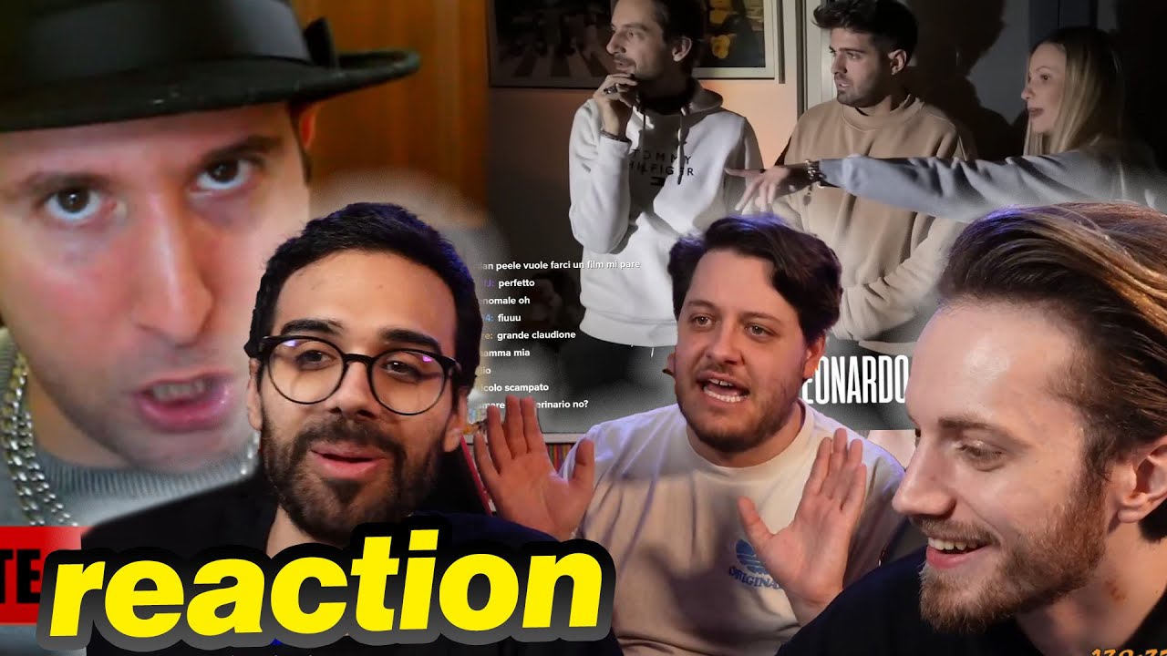 Claudio Di Biagio, il Masseo e Dario Moccia REACTION a DORIAN BE e LEONARDO DE CARLI