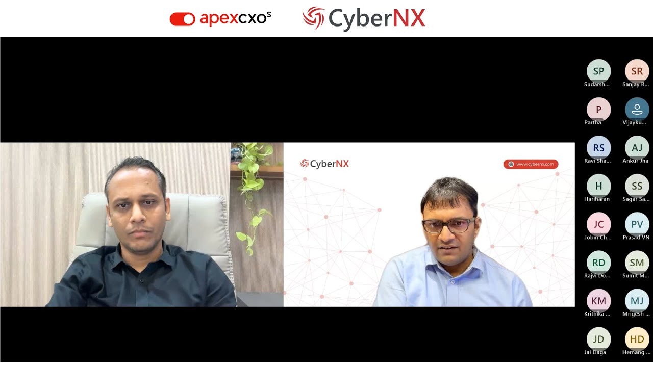 ApexCXOs - Virtual Knowledge Sharing Session - In association with CyberNX