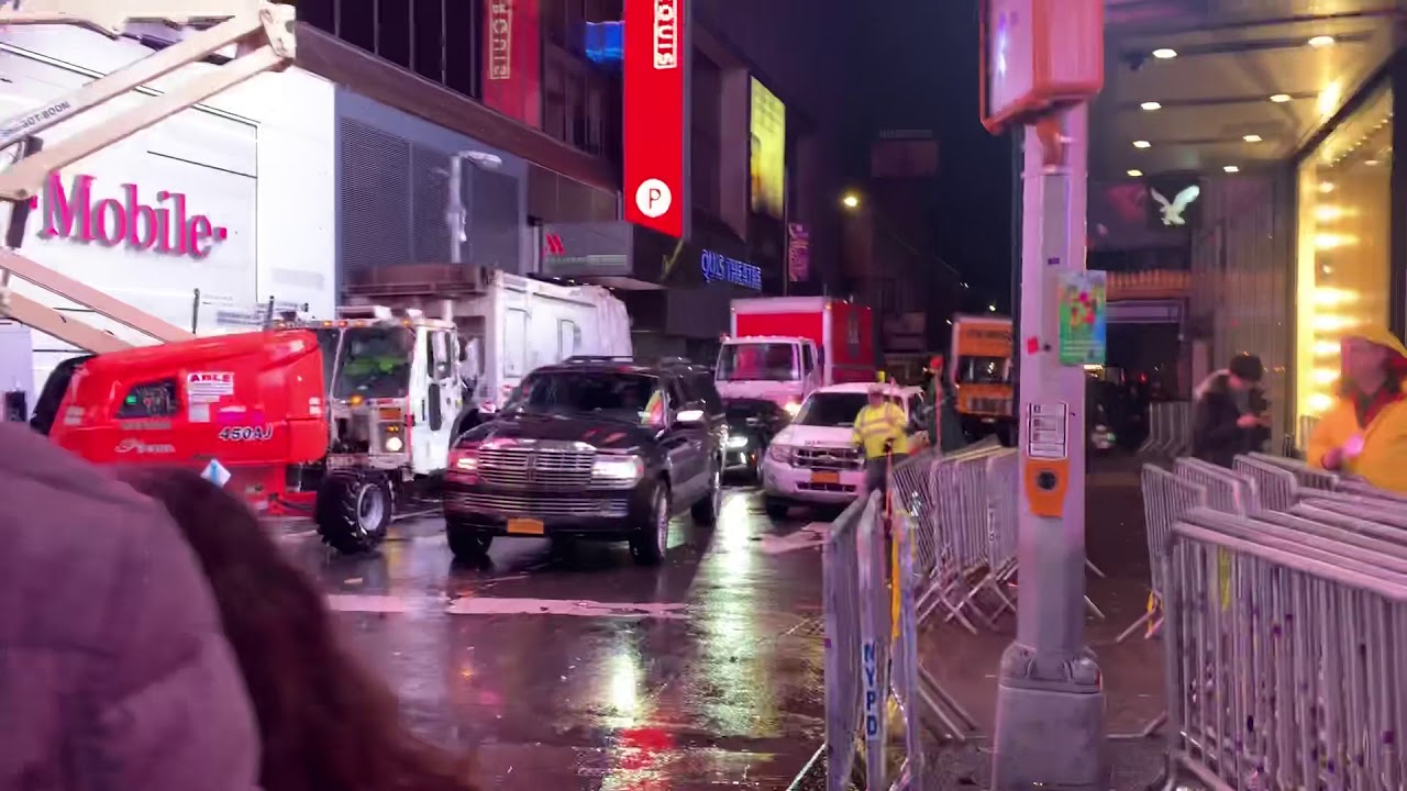 Times Square New Years Aftermath