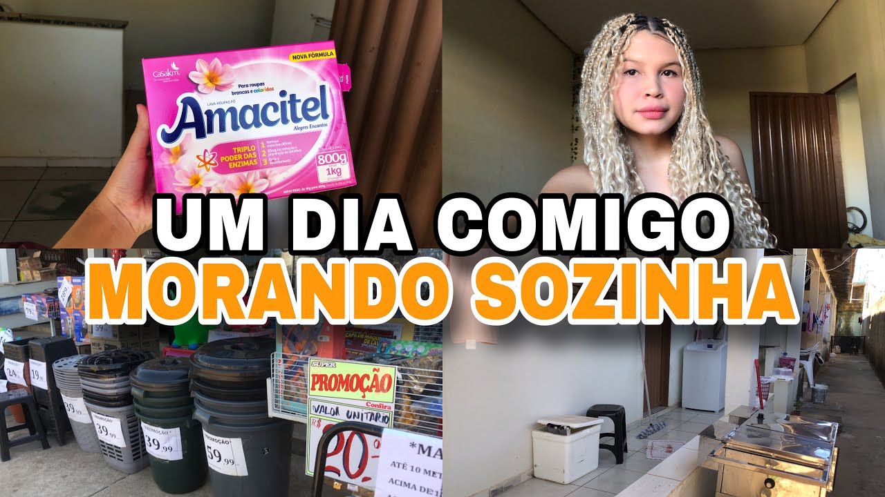 UM DIA COMIGO MORANDO SOZINHA 🥰❤️