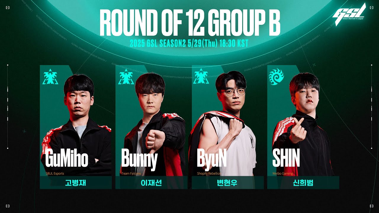 [ENG] 2025 GSL S2 Code S RO12 Group B 「Full VOD」