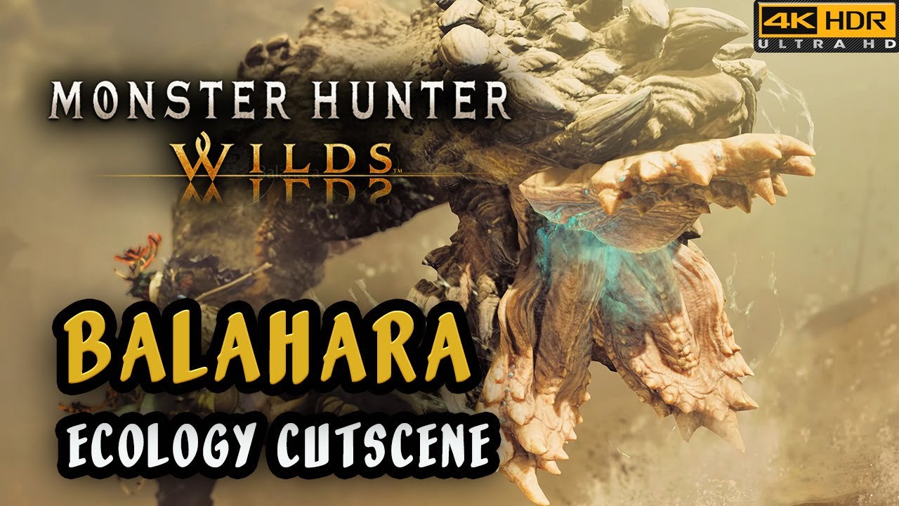 Balahara - Intro, Ecology Cutscene - Monster Hunter Wilds - 4K PS5