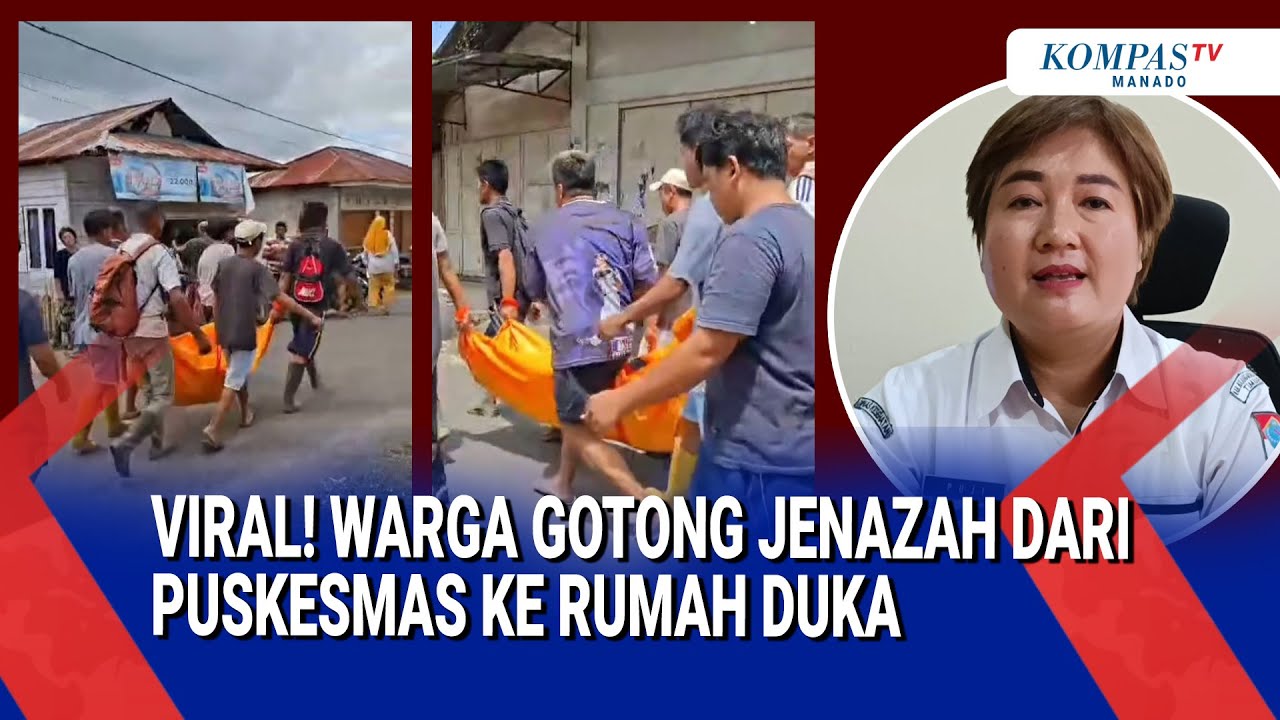 VIRAL! WARGA GOTONG JENAZAH DARI PUSKESMAS KE RUMAH DUKA
