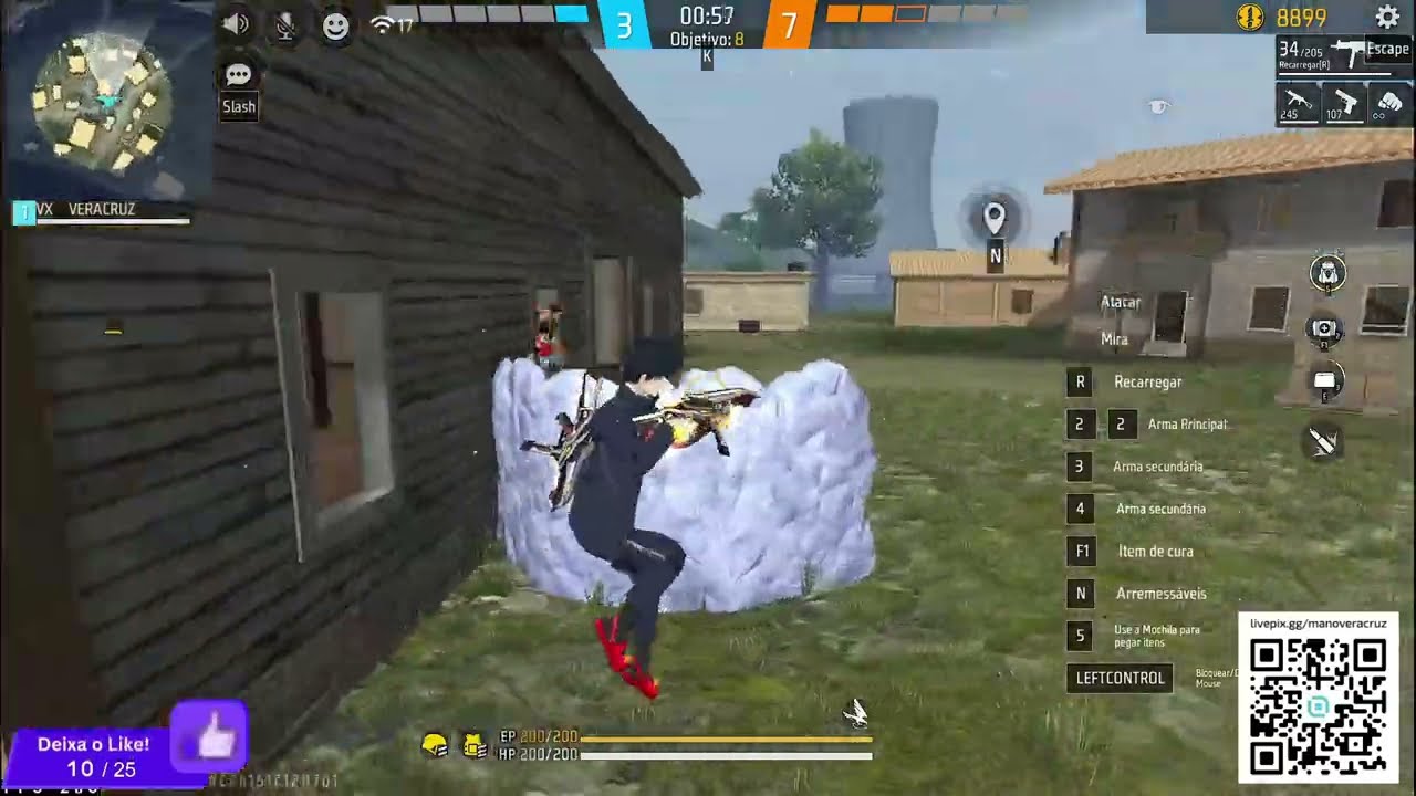 HIGHLIGHTS EM 4x4 APOSTADO! 🥋🏆 1366x768 Highlights PC Fraco Free Fire Ryzen 5 5600 GTX 1060 6 GB