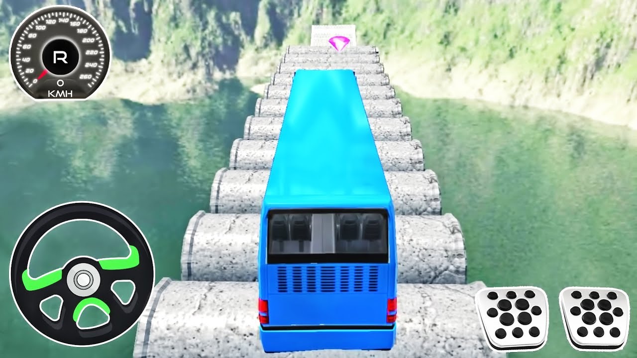 Bus Stunts Impossible Tracks 2019 - Best Android GamePlay