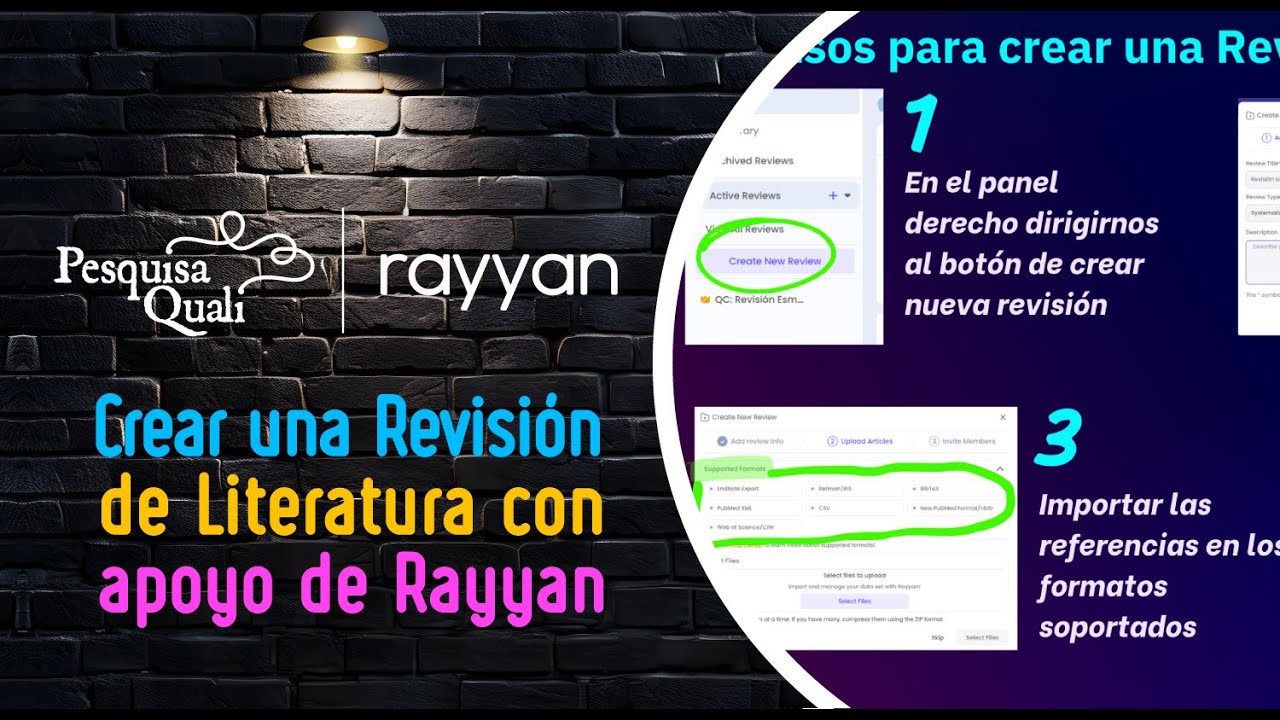 4. Rayyan: Crear revisión de literatura