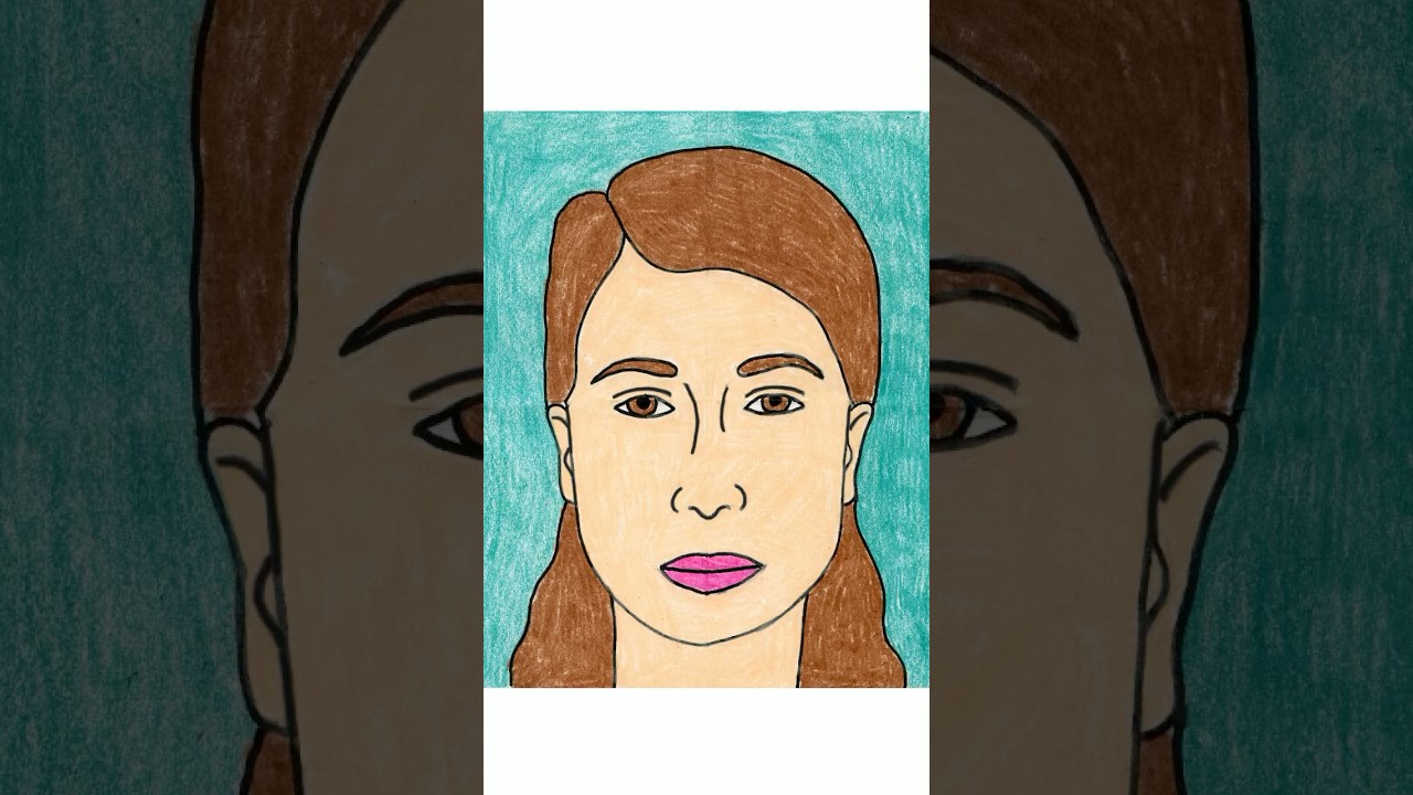 How to draw a Face #drawingtutorial