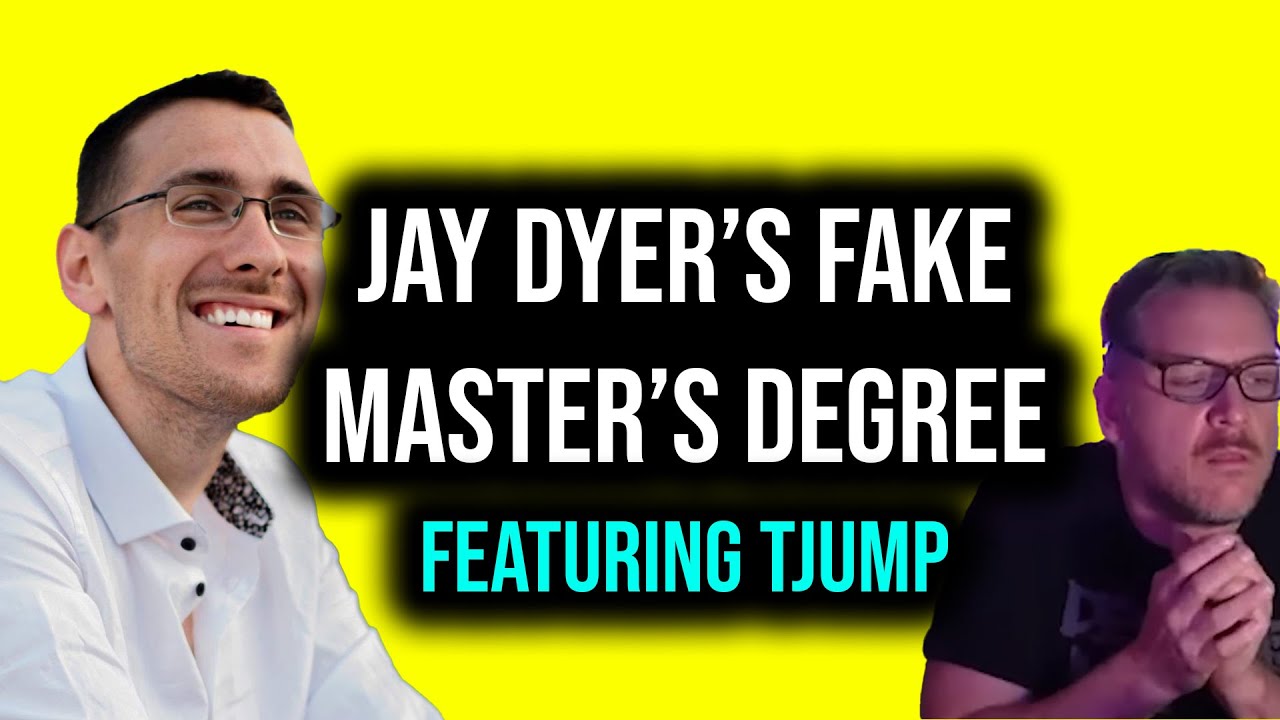 Christian Apologist Jay Dyer has a Fake Master's Degree and is Anti-Semitic | Tjump 📱