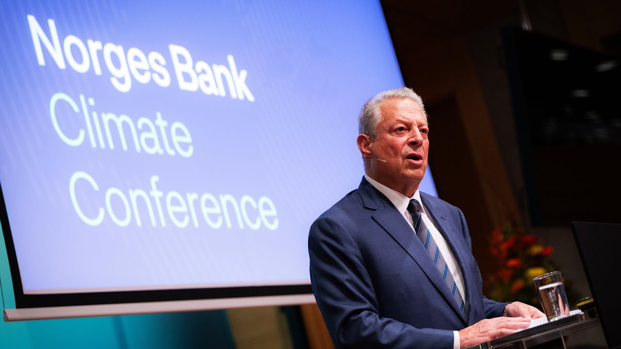 Al Gore | Former US Vice President | Norges Bank Climate Conference
