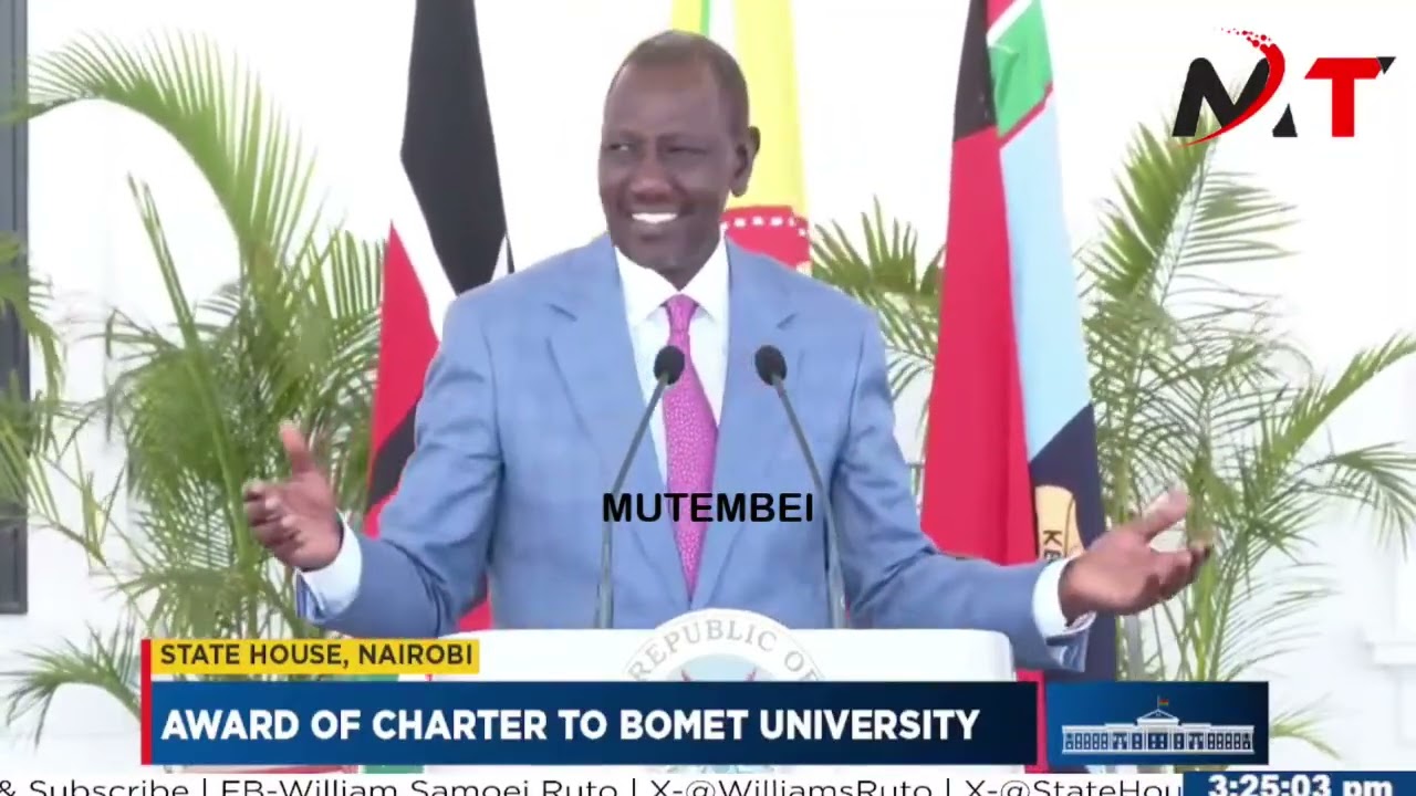 I WILL FIND MY WAY TO BOMET! RUTO TELLS BOMET UNIVERSITY STUDENTS AND LECTURES IN STATE HOUSE!!