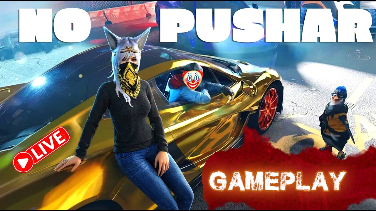 GM AYESHA FF IS LIVE  WITH NO ZONE PUSHAR 🔥😎