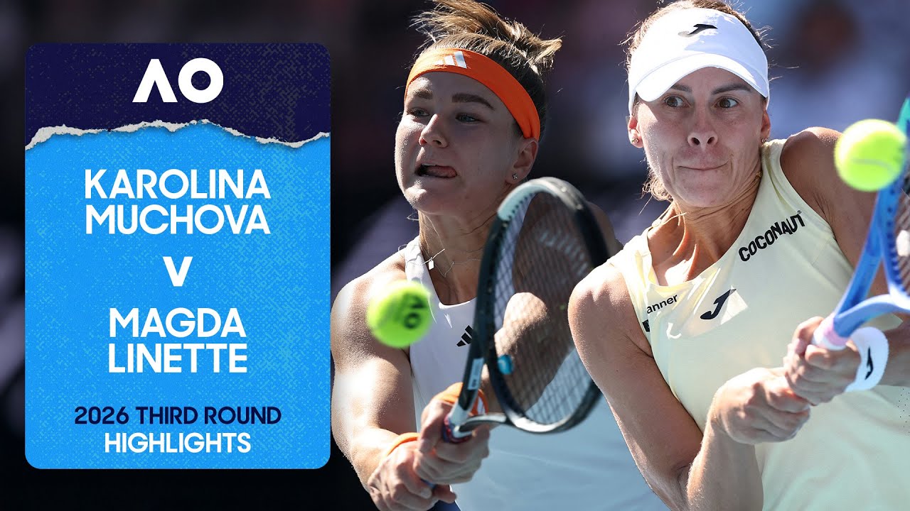 Karolina Muchova v Magda Linette Highlights | Australian Open 2026 Third Round