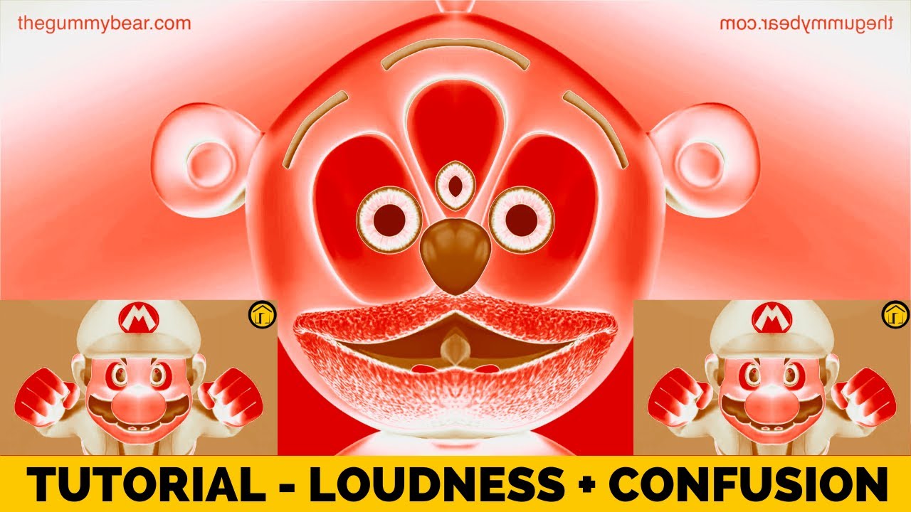 (Video Tutorial) Gummy Bear Gummibär Song & more clips LOUDNESS + CONFUSION - Visual & Audio EFFECTS