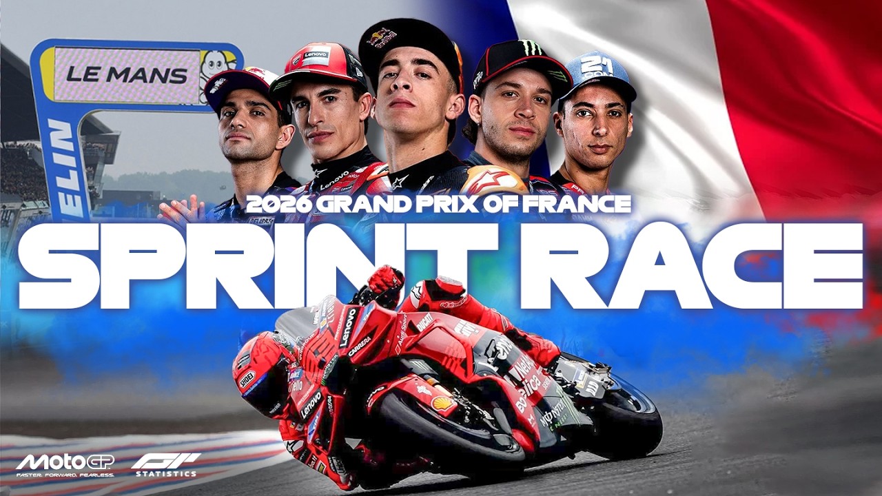 LIVE | MotoGP - 2026 French GP - Le Mans | Sprint Race | Timing & Commentary