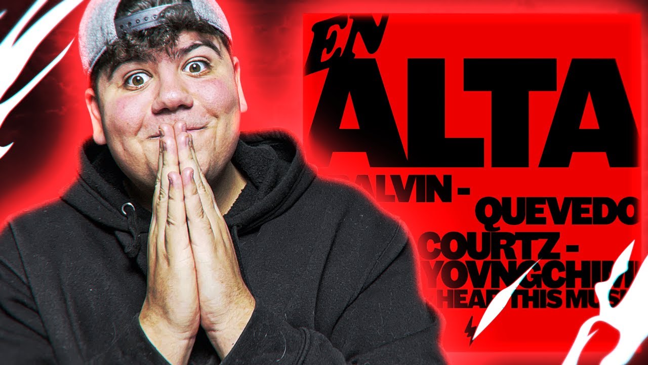 REACCIÓN a J BALVIN, Quevedo, Omar Courtz, YOVNGCHIMI - En Alta (Visualizer)