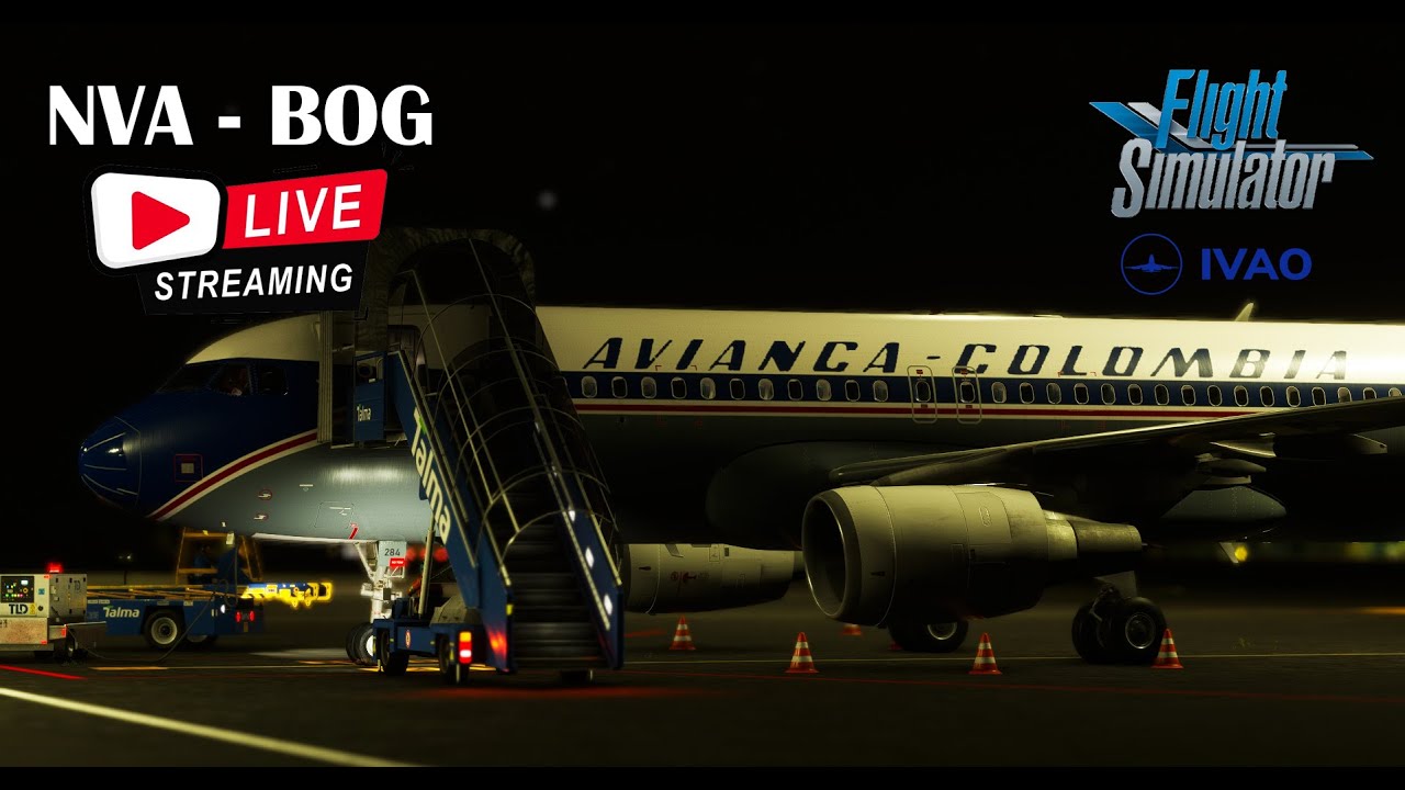🔴 LIVE | Neiva to Bogotá | SKNV to SKBO | AVR4816 | IVAO | MSFS2020 🔴