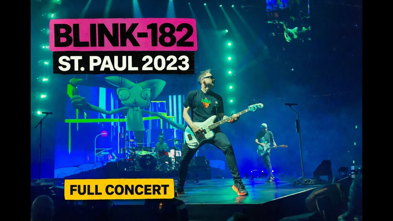 Blink-182 Live in St. Paul 2023 – Full Concert (World Tour Kickoff at Xcel Energy Center)