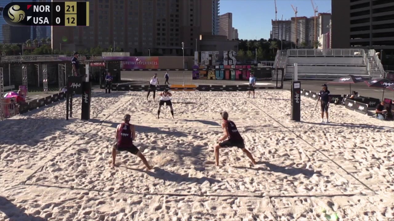 Mol.A/Sørum (NOR)  vs. Casebeer/ Priddy (USA) FIVB/P1440 Las Vegas Pool Play