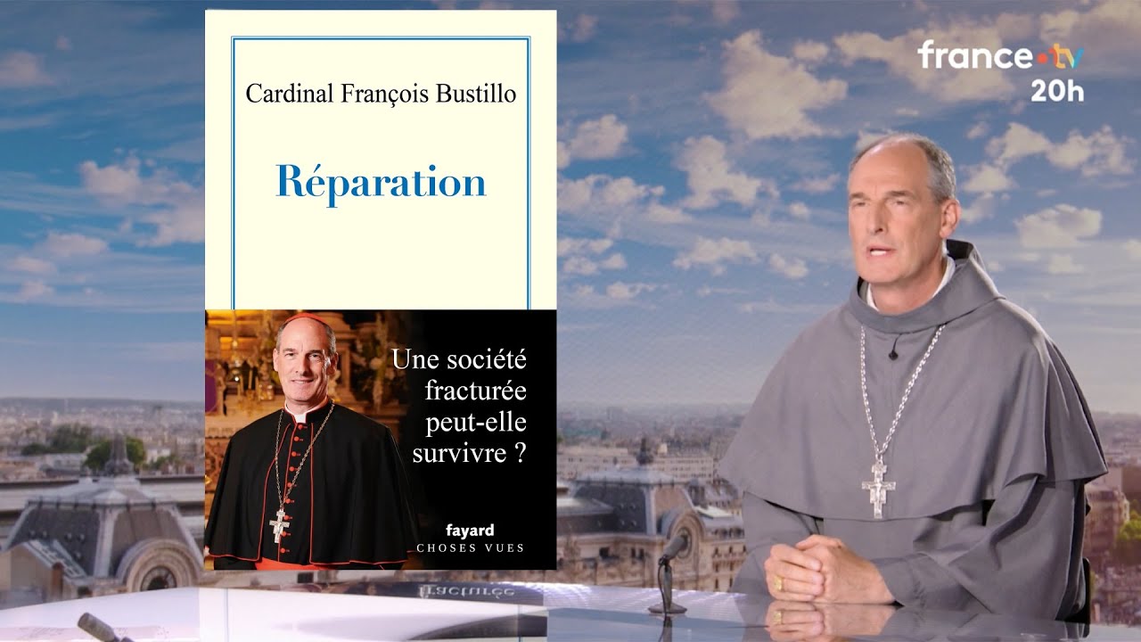 Cardinal Fran&ccedil;ois Bustillo au JT de France 2 pour son livre 