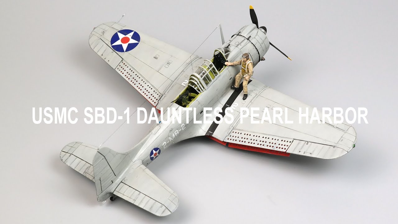 USMC SBD-1 DAUNTLESS 'Pearl Harbor' 1941. 붓도색(아카데미 1/48)#39