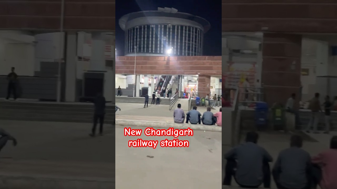 New Chandigarh railway station 🚇🚈 #subscribe #please