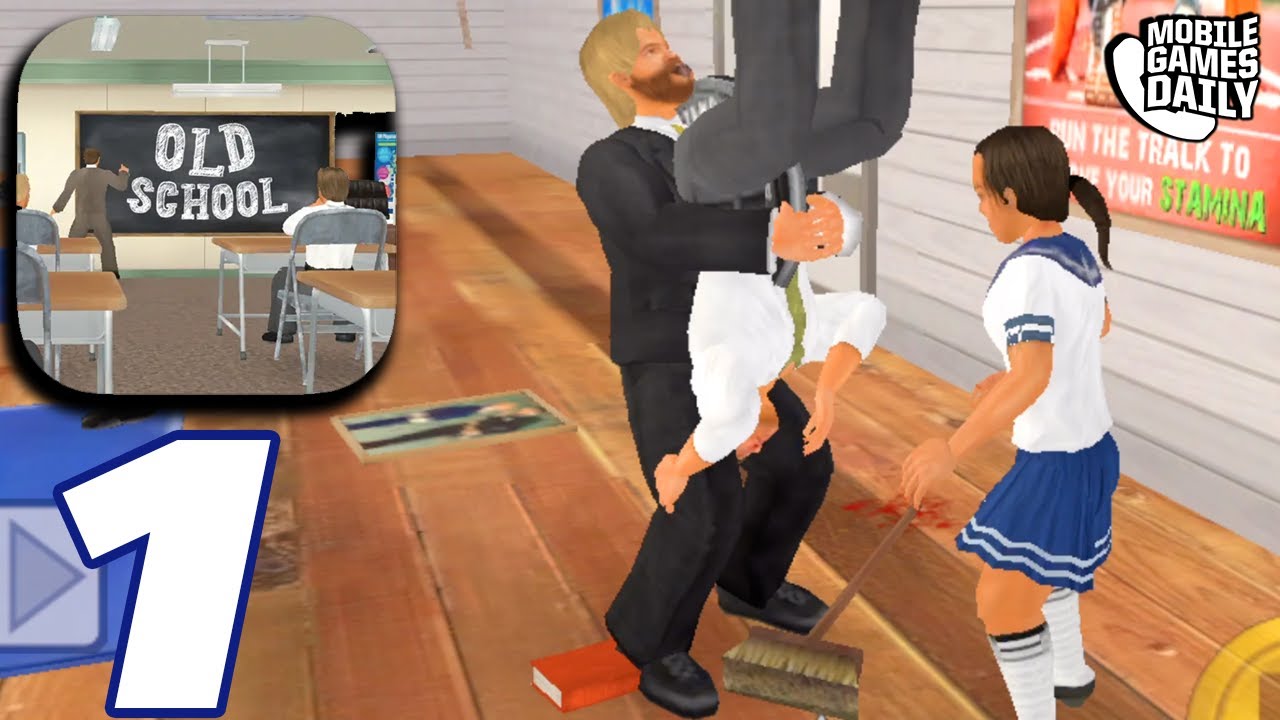 OLD SCHOOL 3D Gameplay Walkthrough Part 1 (iOS, Android)