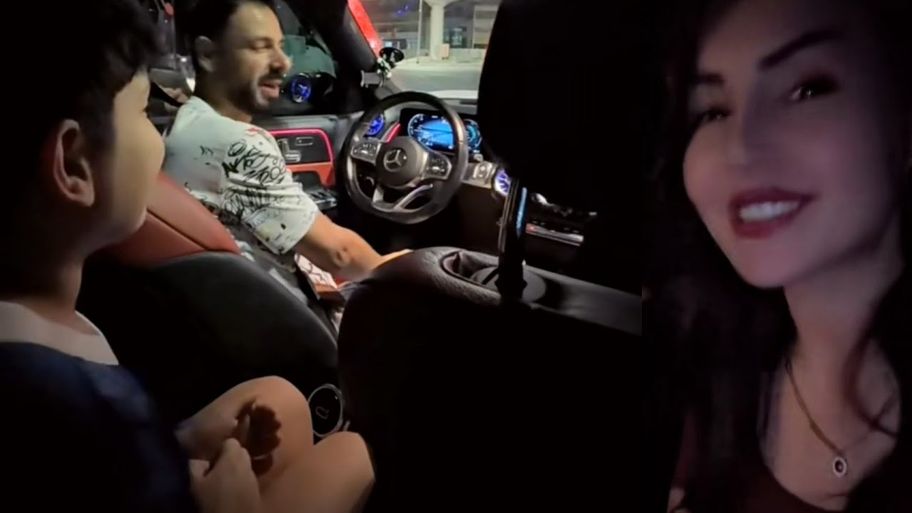 نور وعصام 🥰 عصام راح يوصل اهله عالبيت بعد السهرة ونور واليكس راحو معه 😍
