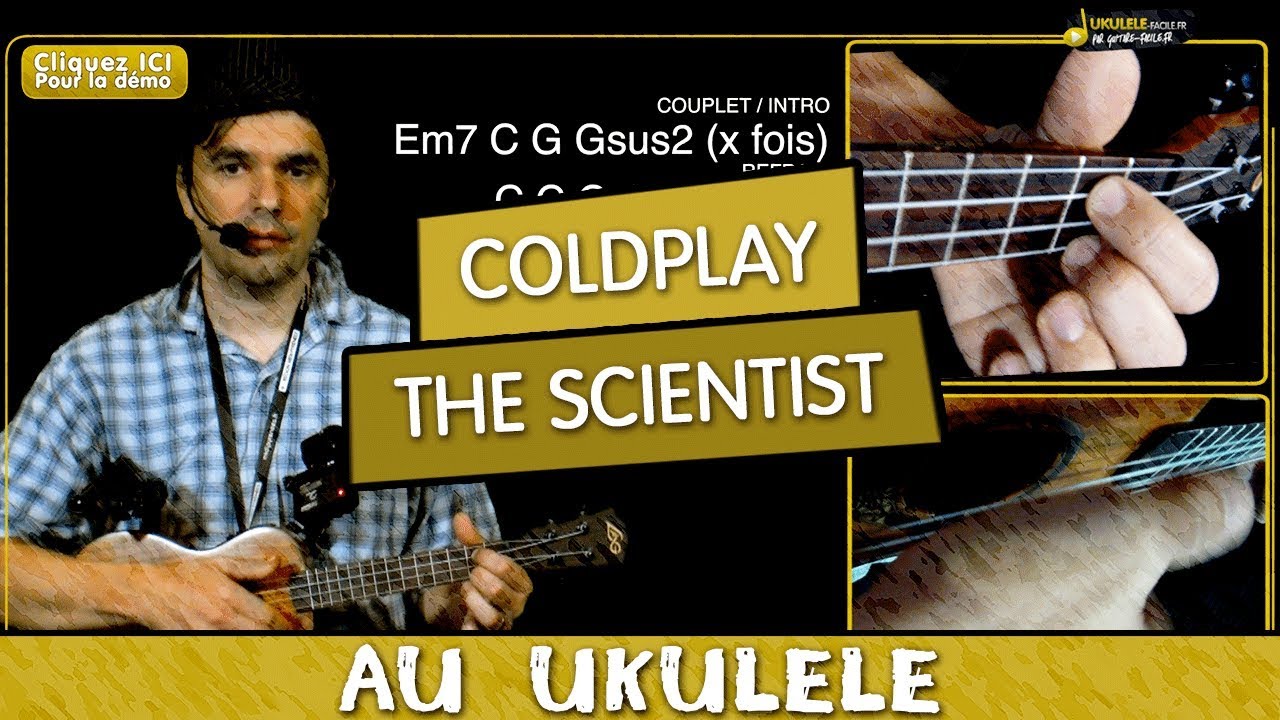 The Scientist укулеле — простой урок Coldplay