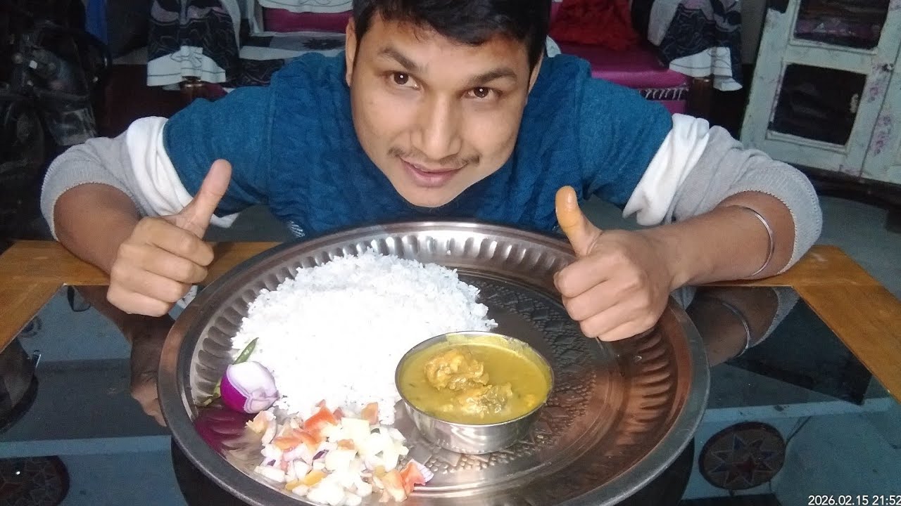 😋আজি মোৰ থালিখনত আছে#angshubhai#viral#food#video
