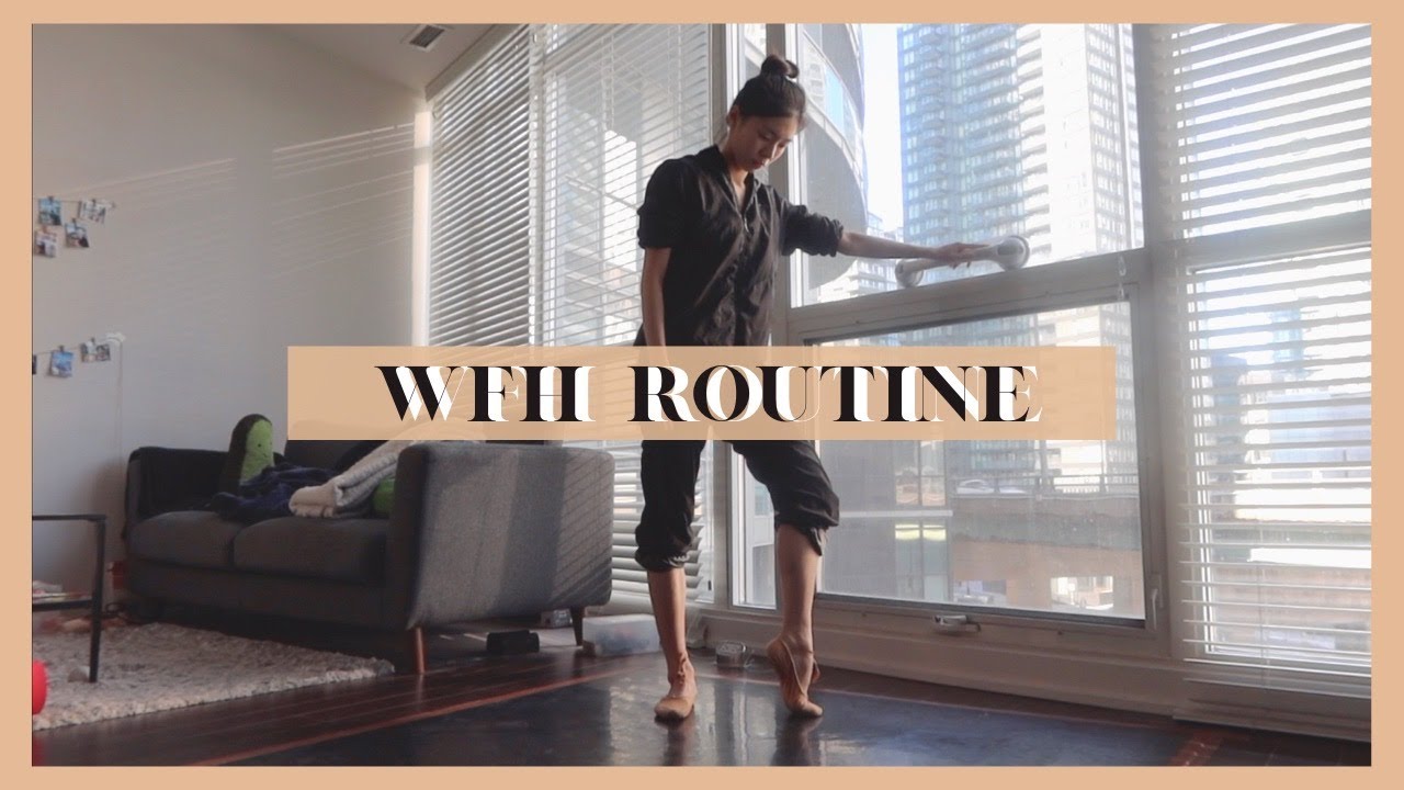 VLOG🇨🇦 | Ballet Dancer Work From Home Routine🩰 芭蕾舞者在家工作的日常🧘🏻‍♀️ 最近在家跳舞的神器😮