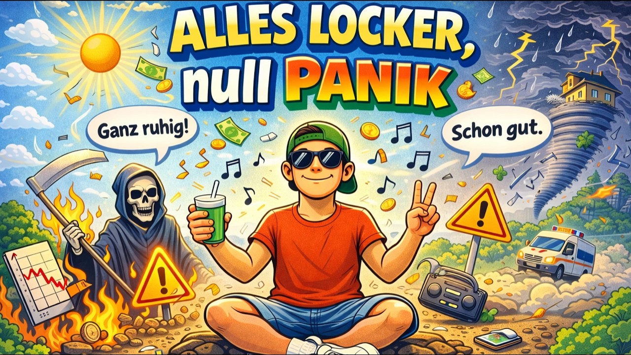 Alles locker, null Panik - Deutsch lernen mit Songs - Songs mit Lyrik und Untertitel